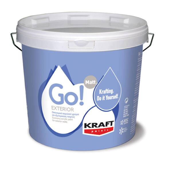Ακρυλικό χρώμα GO EXTERIOR Kraft λευκό