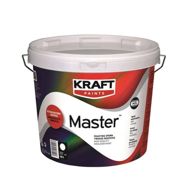 Πλαστικό χρώμα KRAFT MASTER λευκό