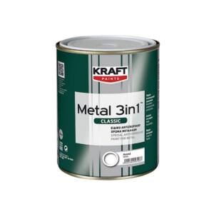 Βερνικόχρωμα METAL 3in1 Kraft λείο γυαλιστερό