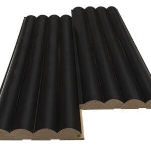 MDF PANEL ME 3D ΠΗΧΑΚΙΑ 805090 WAVE ST 16/119/2750mm BLACK EDITION NewPlan