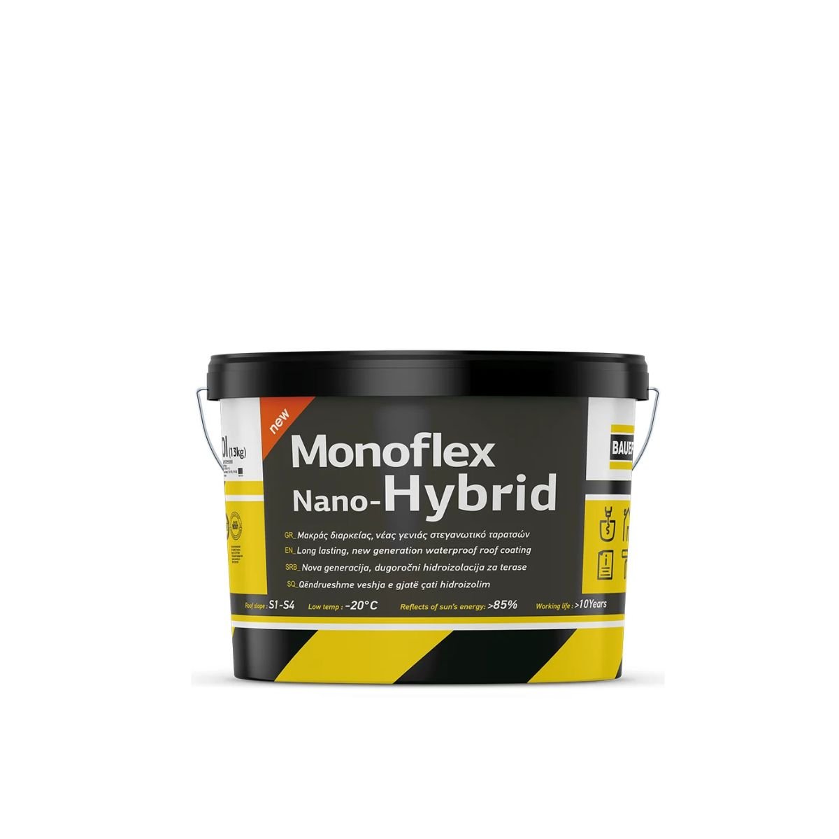 MONOFLEX NANO HYBRID ΣΤΕΓΑΝΩΤΙΚΟ ΤΑΡΑΤΣΩΝ 13kg