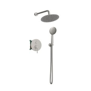 ORABELLA TERRA BRUSHED NICKEL ΜΠΑΤΑΡΙΑ ΕΝΤΟΙΧΙΣΜΟΥ ΛΟΥΤΡΟΥ