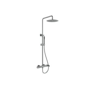 ORABELLA OVAL GUN METAL PVD ΜΠΑΤΑΡΙΑ ΜΕ ΣΤΗΛΗ ΝΤΟΥΖ